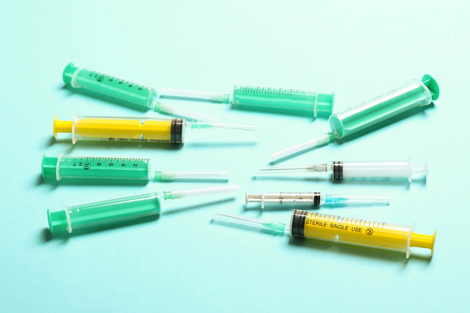 top view of different syringes 1
